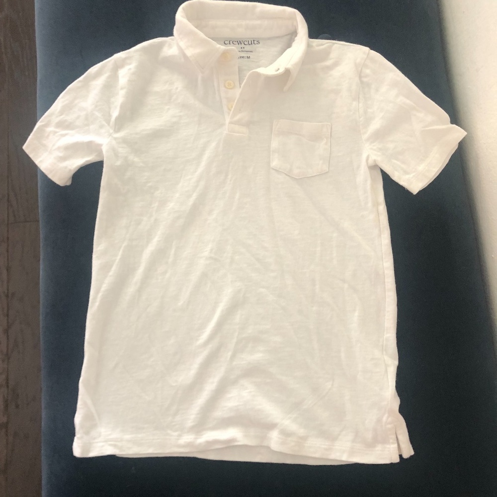 Boys White Polo Shirt - Crewcuts